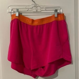 Rare Outdoor Voices Pink Relay Shorts